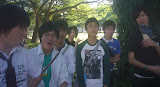 The boys of my class.  And in the center at the very back, is Princess Otaku.  I didn't even know she was in the picture.