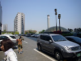 Parking lot, waiting for Jin