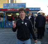 Nic. The guy looking at the camera behind him talked to me on the boat