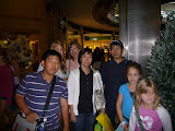 My two families, together! Minus my father, who had to return to work.