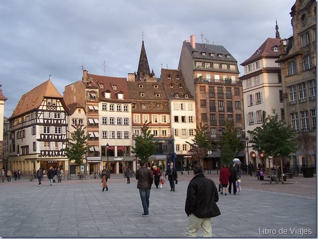 Plaza Kleber el centro social de Estrasburgo