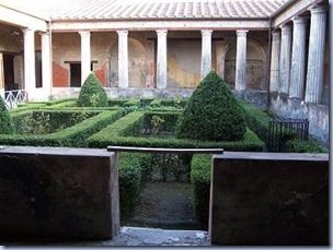Peristilo o Patio de la Casa de Menandro en Pompeya