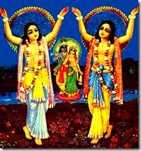 Lord Chaitanya and Prabhu Nityananda