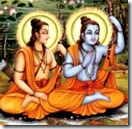 Rama and Lakshmana in the forest