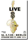 Live 8 concerts for aid to Africa