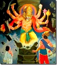 Lord Narasimhadeva - God's half-man half-lion form