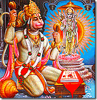 Hanuman - a great devotee of God