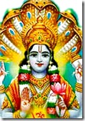 Lord Vishnu with Ananta Shesha Naga