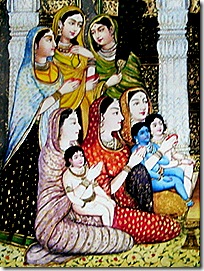 The wonderful birth of Rama and His brothers