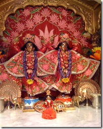 Temple altar - Shri Shri Nimai Nitai