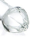 Glass Twister Dildo Head