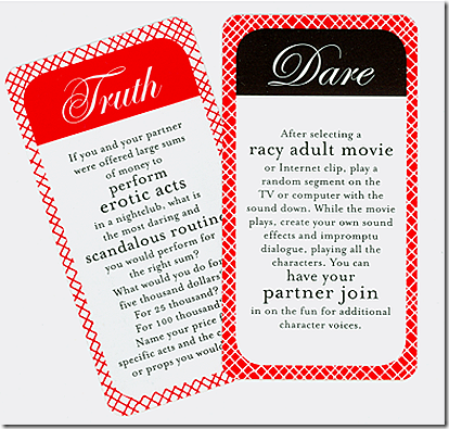truth or dare - uncomfortable