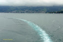 The glowing wake of the cruise ship on Lake Lucerne - Thumbnail