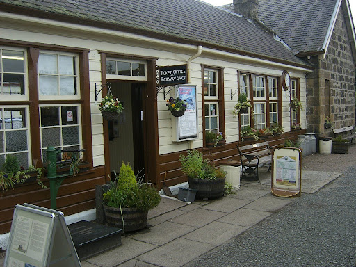 Scotland - A picture perfect train station in Scotland