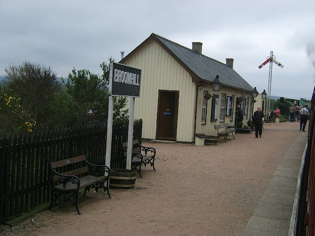 Scotland - The Broomhill station (one of the 2 stations in the 2 hour train journey)