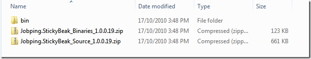 Build output directory Build output directory