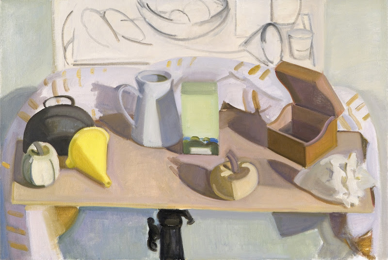 Pudding Mold and My New Box, 25"x37", 2006