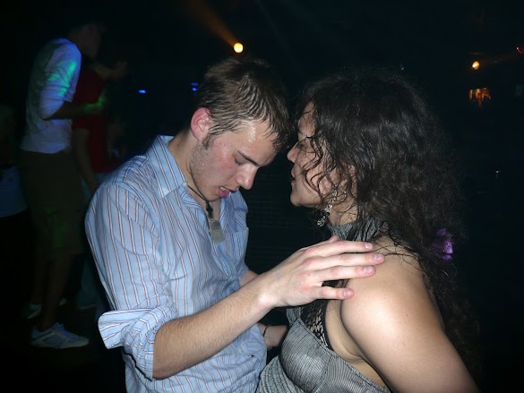 Cody always gets soaked when he dances P1040132.JPG