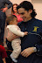 Superdad Martin Heath with baby Kamren
