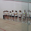 UR Women's team lined up for introductions at the William Smith match on Feb 20 2010