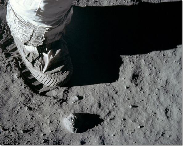 alunizaje hombre en la luna