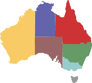Australien-karta