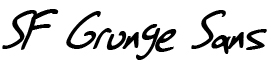 SF Grunge Sans Font
