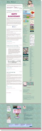 Blog 'after' screenshot