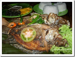 Deep-fried tilapia