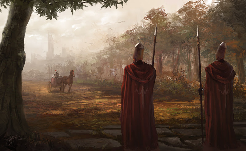  Digital Concept Art by Goro Fujita - Knights  