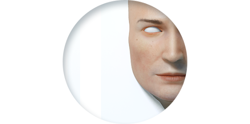 Male face