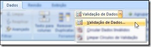 Validação de dados