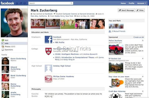 facebook page layout. Save This Page
