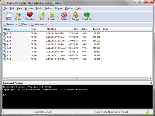 open source 7zip format