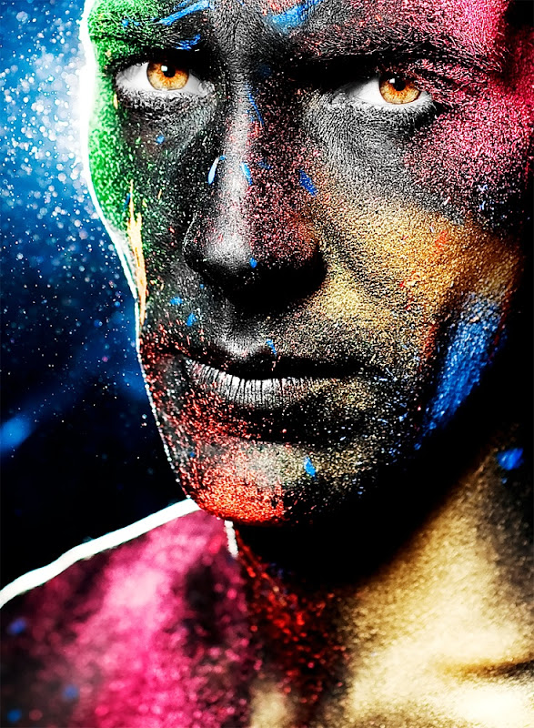 Colourful portrait