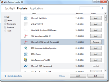 Everything SQL Server Compact: SQL Server Compact 4.0 released!