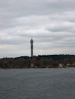 Kaknäs tower from the sea