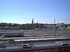 Railway yard in Capital Helsinki