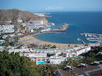 Panoramic view over Puerto Rico harbor