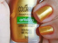 Esmalte da Semana (Reveillon): Dourado Metálico da Colorama