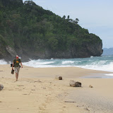 Returning from Camping on the Secret Beach