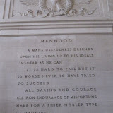 Inscription from the foyer of the American Museum of Natural History