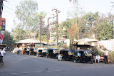 The auto-rickshaw stand (for when I need to venture out of my sphere)