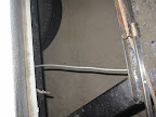 Kind of a useless picture, it's the front A-frame into the main frame.