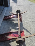 Axle all back together again and ready for wheels.