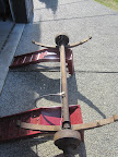 Axle all back together again and ready for wheels.