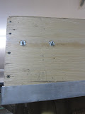 I recessed the nut ends so they are flush with the wood. This will be important when applying the roof skin. Note: I still have to cut the bolts short.