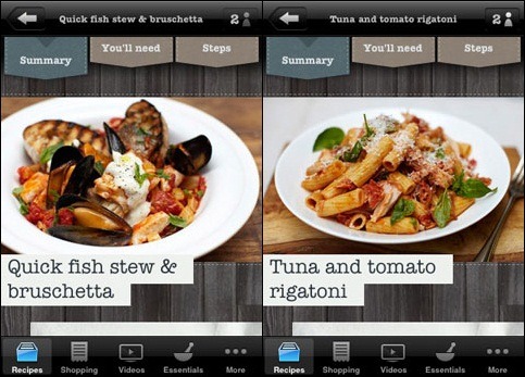 Jamie Oliver 20 Minute Meals screenshots Jamie Oliver 20 Minute Meals screenshots