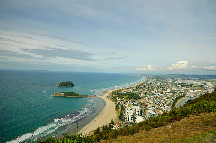 View from the top - Mt Maunganui