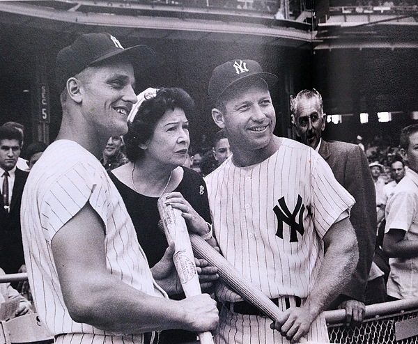 Roger Maris, Claire Ruth, Mickey Mantle Roger Maris, Claire Ruth, Mickey Mantle